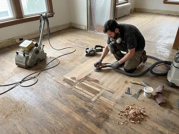 Recent Hardwood Refinishing Project
